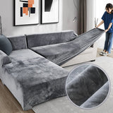 Shaped Sofa Velvet Covers for Living Room