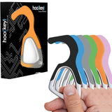 6 Pack of Hoo(key)™ Only Patented Antimicrobial Silicone No-Touch Keychain Tool