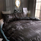 Amira Black Duvet Cover Set