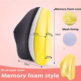 Memory Foam Seat Cushion and Orthopedic Pillow