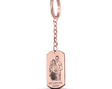 Family Portrait Keychain